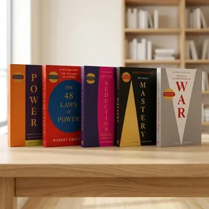 Coffret de 5 livres de Robert Greene : Les 48 lois du pouvoir, L'art de la séduction, Les 33 stratégies de la guerre et Les lois de la nature humaine - Product Image 3