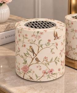 Brûleur d'encens décoratif traditionnel en bois avec motif floral de cerf pour Bakhoor aromatique et une ambiance paisible à la maison - Product Image 1