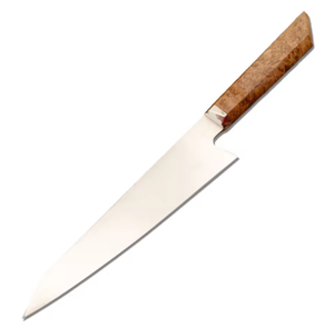 Couteau de chef artisanal LEGACY BLADES, acier à haute teneur en carbone, style japonais, manche en résine, finition haute brillance, ambidextre - Product Image 1