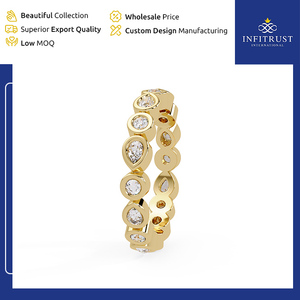 India-Origin Dealer Selling Exceptional Quality Handcrafted 925 Sterling <b>Silver</b> <b>Solitaire</b> Diamond <b>Rings</b> with VVS Clarity - Product Image 2