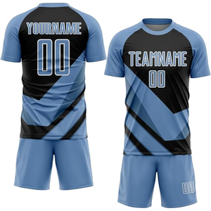 Latest Style Soccer Uniform Set for Adult Men Short Sleeve 100% Polyester Breathable Anti-Bacterial High Quality Customizable - Product Image 5