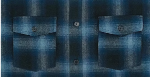 Unisex Flannel Plaid Shirt Long Sleeve Button <b>Down</b> Casual Regular Fit Autumn Wear With Pockets - Product Image 5