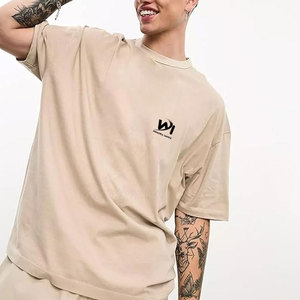 Loose <b>Fit</b> Fashionable Men's Oversized T-Shirt For Men Comfortable Summer Wear 100% Cotton Custom Logo Printed Oversized T-Shirt - Product Image 4