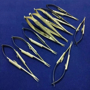 Ensemble de porte-aiguilles de micro-chirurgie Jamso Industries JI-4200, 10 pièces, courbés et droits, en acier inoxydable, certifiés CE - Product Image 6
