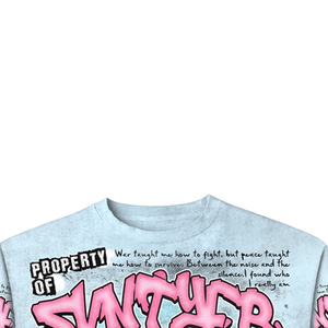 Camiseta de Manga Larga para Hombre, Estilo Urbano, Estampada, Cuello Redondo, Corte Regular, 100% Algodón Jersey - Product Image 4