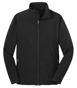 Uniforme de travail en plein air avec logo personnalisé de haute qualité, coquille souple imperméable coupe-vent pour hommes, doublure polaire en Polyester doux - Product Image 3