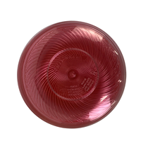 Assiette de camping jetable en mélamine PP, ronde, émaillée, incassable, de 9 pouces, solide, moderne, durable et compatible micro-ondes, vente en gros