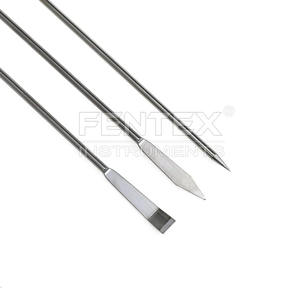 1 Juego de espátulas de acero inoxidable para micromuestras de laboratorio, cuchara combinada para reactivos, suministros de laboratorio (paquete de 5) - Product Image 2