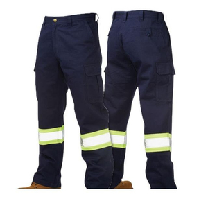Pantalones de Seguridad Casuales Transpirables de Color Sólido Tejidos a Medida, Talla Grande, Alta Visibilidad, Reflectantes, Resistentes al Viento e Impermeables - Product Image 1