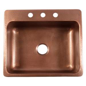 Fregadero de Baño de Cobre Puro con Acabado Martillado Antiguo, Fregadero de Cocina de Cobre Rústico de Tamaño Personalizado, Doble Tazón Hecho a Mano - Product Image 6