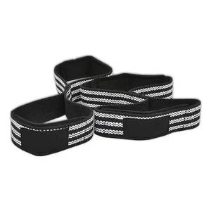 Sangles de musculation en coton personnalisables avec logo et design – Réglables, antidérapantes et légères pour l'entraînement en salle et la force athlétique - Product Image 3