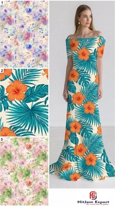 Custom Soft Polyester Digital Printed Fabric Manufacturer Lightweight Fashion Textile for Garments Dresses Home Decor - Product Image 5