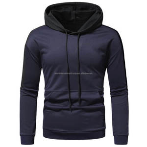Sweats à capuche en molleton de haute qualité surdimensionnés avec logo personnalisé sweat en coton polaire technique pour hommes basiques à capuche en coton mélangé - Product Image 1