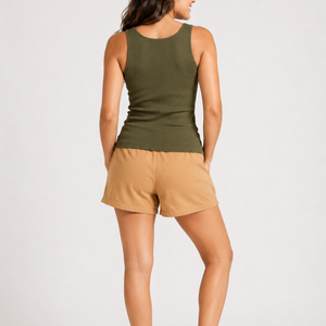 Popular Product Women's <b>Set</b> Above Knee Custom Logo Classic Sports Breathable Everyday Tank Top And Shorts <b>Set</b> For Women's - Product Image 2
