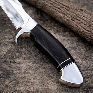 Custom Handmade Horn Handle Stainless Steel Blade Unique Outdoor Knife Best Gift for <b>Men</b>-ODM/OEM/OBM Customizable - Product Image 2