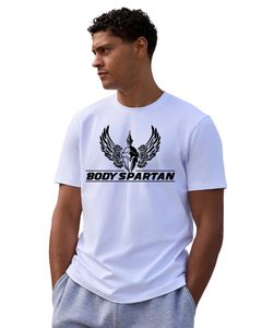 Mens <b>White</b> Graphic Print T Shirt Casual Short Sleeve Cotton <b>Tee</b> Crew Neck Summer Streetwear Fashion Comfortable Everyday Wear - Product Image 1