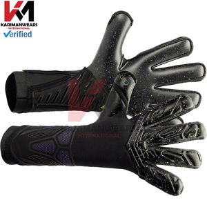 Guantes de portero de fútbol de látex premium con tecnología de absorción de impactos en la palma y los dedos, guantes deportivos transpirables para hombres y mujeres. - Product Image 2