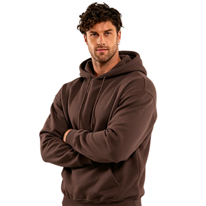 Sudadera con Capucha Personalizada con Pedrería, 100% Algodón, Felpa, Unisex, Lisa, Invernal, Holgada, con Bolsillos, Transpirable, Antiencogimiento, 550 gramos - Product Image 6