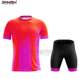 Conjunto de Jersey de Ciclismo de Manga Corta para Hombre, Verano, Cierre Completo, Secado Rápido, Transpirable, con Tirantes, Acolchado, Envío Directo - Product Image 5