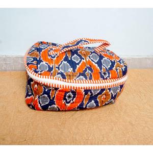 Ensemble de 3 sacs suspendus pliables en coton de haute qualité avec fermeture éclair pour femmes, rangement multi-compartiments pour maquillage et cosmétiques - Product Image 2