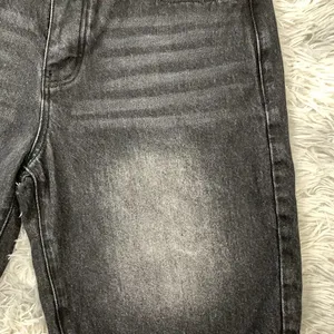 Shorts en jean pour hommes, style charpentier, multi-poches, amples, pour le travail, coupe décontractée, tendance - Product Image 5