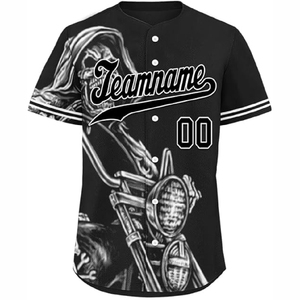 Maillot de baseball entièrement imprimé, personnalisé par sublimation, avec une construction légère et confortable - Product Image 6