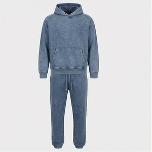 Men's Latest Acid Wash <b>Tracksuit</b> Durable Printed Casual Party Stylish Wear Winter Athletic Running Jogging Fitness Gear - Product Image 1