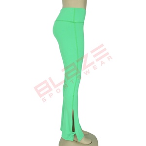Blaze Fight Wear personalizado de cintura alta transpirable cintura elástica Yoga Leggings de secado rápido antiestático - Product Image 4