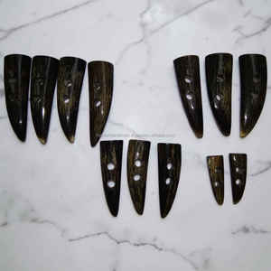 Handcrafted Black Buffalo Horn <b>Toggles</b> Durable Natural Garment Fasteners for Coat Jacket And Clothing At Best Price - Product Image 3