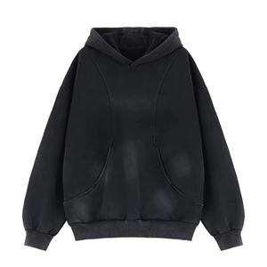 Full <b>Zip</b> <b>Hooded</b> Sweatshirt With All Over Decorative Graphic Pattern Long Sleeve Casual Outerwear Relaxed Fit Comfortable - Product Image 3