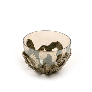 Cuenco decorativo de hierro y madera para presentación festiva de mesa con etiquetado privado y alta calidad - Product Image 6