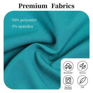 Ensemble de blouses d'infirmière grande taille pour hommes, extensible, avec fermeture éclair, en polyester tissé - Product Image 5