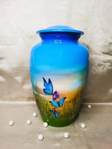 Urnas de Cremación de Aluminio Grabadas Personalizadas de Estilo Americano, Más Vendidas, para Cenizas Humanas o de Mascotas, Diseños Personalizables, 220 Pulgadas Cúbicas - Product Image 3