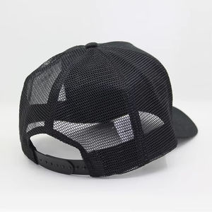 Casquette de camionneur sportive pour homme avec logo brodé, maille respirante, calotte rigide, protection solaire en sergé, style hip-hop, casquette trucker à fermeture snapback en plastique - Product Image 5