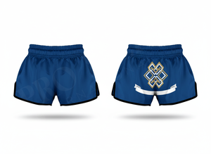 Shorts de Muay Thai respirants et à séchage rapide, avec broderie intégrale, personnalisés pour la boxe, le MMA, les arts martiaux, l'entraînement et la compétition. - Product Image 2