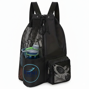 กระเป๋าเป้สะพายหลังแบบตาข่ายมีซิปสำหรับเดินทาง ว่ายน้ำ ผู้หญิง ผู้ชาย ความจุ 50-70 ลิตร ทำจากโพลีเอสเตอร์ พร้อมช่องใส่ของเปียกอเนกประสงค์ ใช้ได้ทั้งไปทะเลและออกกำลังกายที่ยิม - Product Image 1