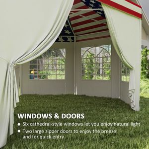 Tenda per Eventi in PVC Impermeabile con Doppio Strato e Pareti Laterali Personalizzabili - Product Image 6