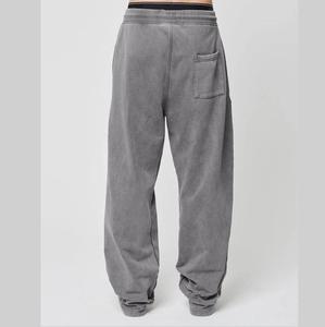 <b>Men's</b> Khaki Cotton Sweatpants Elastic Waist Drawstring Casual Pants Autumn Wear Wholesale - Product Image 5