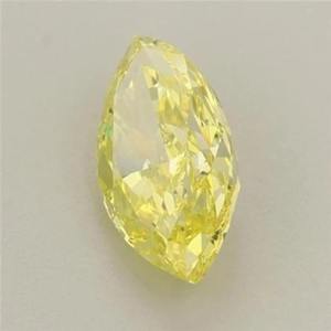 Diamante amarillo de corte marquesa, color intenso, cultivado en laboratorio, certificado por IGI, diamante amarillo suelto para anillo de compromiso personalizado, de 1 a 5 quilates, VVS - Product Image 1