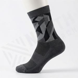 Chaussettes de ski et de snowboard entièrement rembourrées en laine chaude pour l'hiver, pour hommes et femmes, couleur personnalisée, équipement sportif thermique de performance athlétique - Product Image 3
