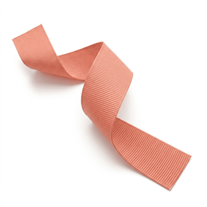 ริบบิ้นผ้ากรอสเกรนสีพีชขนาด 15 มม. ของบริษัทนีลกามัล อินดัสทรีส์ คุณภาพพรีเมียม ทอลายทึบ สำหรับตกแต่งเสื้อผ้า งานฝีมือ ห่อของขวัญ และบรรจุภัณฑ์ - Product Image 3