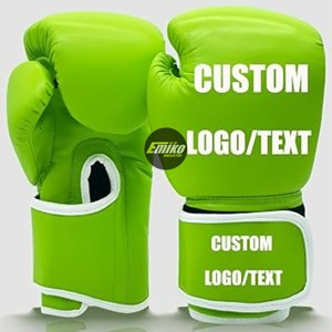 Gants de boxe haut de gamme pour votre entraînement et votre sparring, fermeture Velcro respirante, logo et taille personnalisés, gants de boxe MMA de haute qualité - Product Image 5