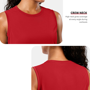 2k26 Camiseta deportiva sin mangas para mujer, estilo nuevo, con abertura lateral, para entrenamiento, ligera, para fitness y actividades deportivas - Product Image 1
