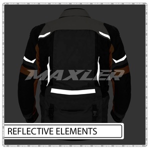 แจ็กเก็ตมอเตอร์ไซค์สำหรับผู้ชาย, เสื้อแจ็กเก็ตมอเตอร์ไซค์ฤดูร้อนน้ำหนักเบาพร้อมแผงตาข่ายระบายอากาศได้ดีผ่านการรับรอง CE - Product Image 5