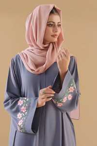 Muslim <b>Women's</b> Clothing <b>Arabic</b> Style Custom logo Modest Clothing <b>Women</b> Abaya Full Ankle Length OEM Service - Product Image 4