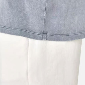 ผู้ผลิตเสื้อยืดผู้ชายแบบฟอกสีจากปากีสถาน ผ้าฝ้าย 100% คุณภาพสูง ระบายอากาศได้ดี เป็นมิตรกับสิ่งแวดล้อม บริการ OEM/ODM รับผลิตตามแบบ เสื้อผ้าลำลอง - Product Image 6