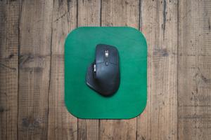 Premium Leather Computer <b>Mouse</b> Pad Anti Skid Backing Large Writing Surface Personalized Executive Office Mat LMP-0040 - Product Image 4