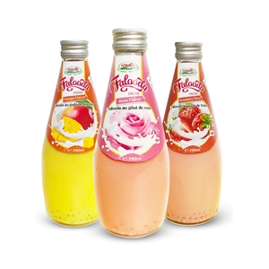 El Mejor Producto, Leche de Frutas Falooda con Sabor a Rosa, Botella de Vidrio de 290 ml, Bebidas, Bebidas Frías, Jugo de Frutas, Refrescos, Vietnam - Product Image 4