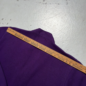 <b>Fire</b> Athlete Industry Men's Purple Knitted Cardigan Full Sleeve Embroidered Logo Autumn Wear - Product Image 3