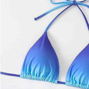 Ensemble de maillots de bain bikini de couleur unie de qualité supérieure, dernier design, prix bas, produit tendance, ensemble de maillots de bain pour femmes, ensemble de bikinis pour femmes - Product Image 2